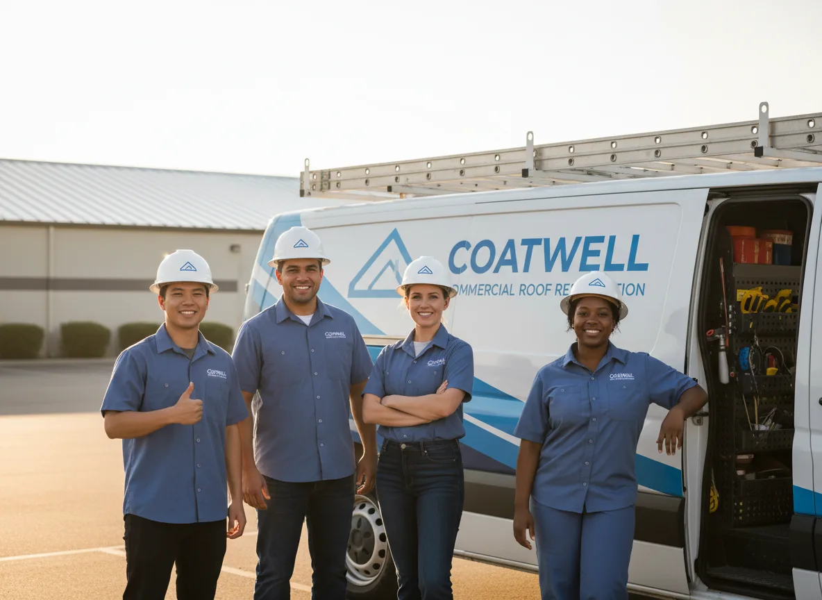 Commercial roof coating company in Isola, MS